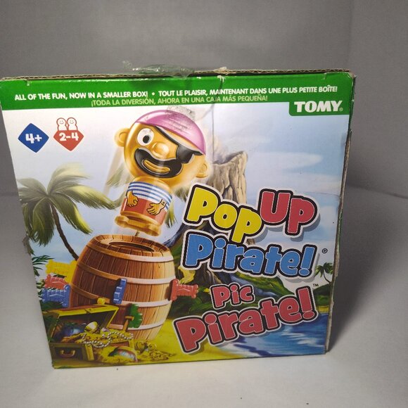 VTG TOMY WORKING POP-UP PIRATE GAME 2-4 PLAYER'S AGE 4+ IN BOX 100% Complete - Picture 4 of 7